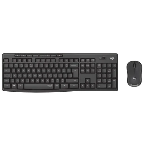 طقم كيبورد وماوس Logitech MK295 لاسلكي بتقنية SilentTouch