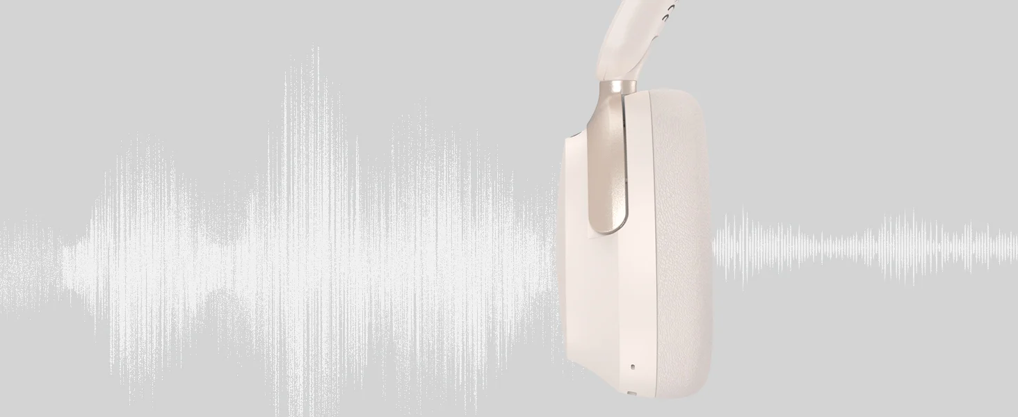 Monster Persona 3rd ANC Wireless Over-Ear Headphones with Mic, 70 Hours Playtime - White - Thumbnail 10
