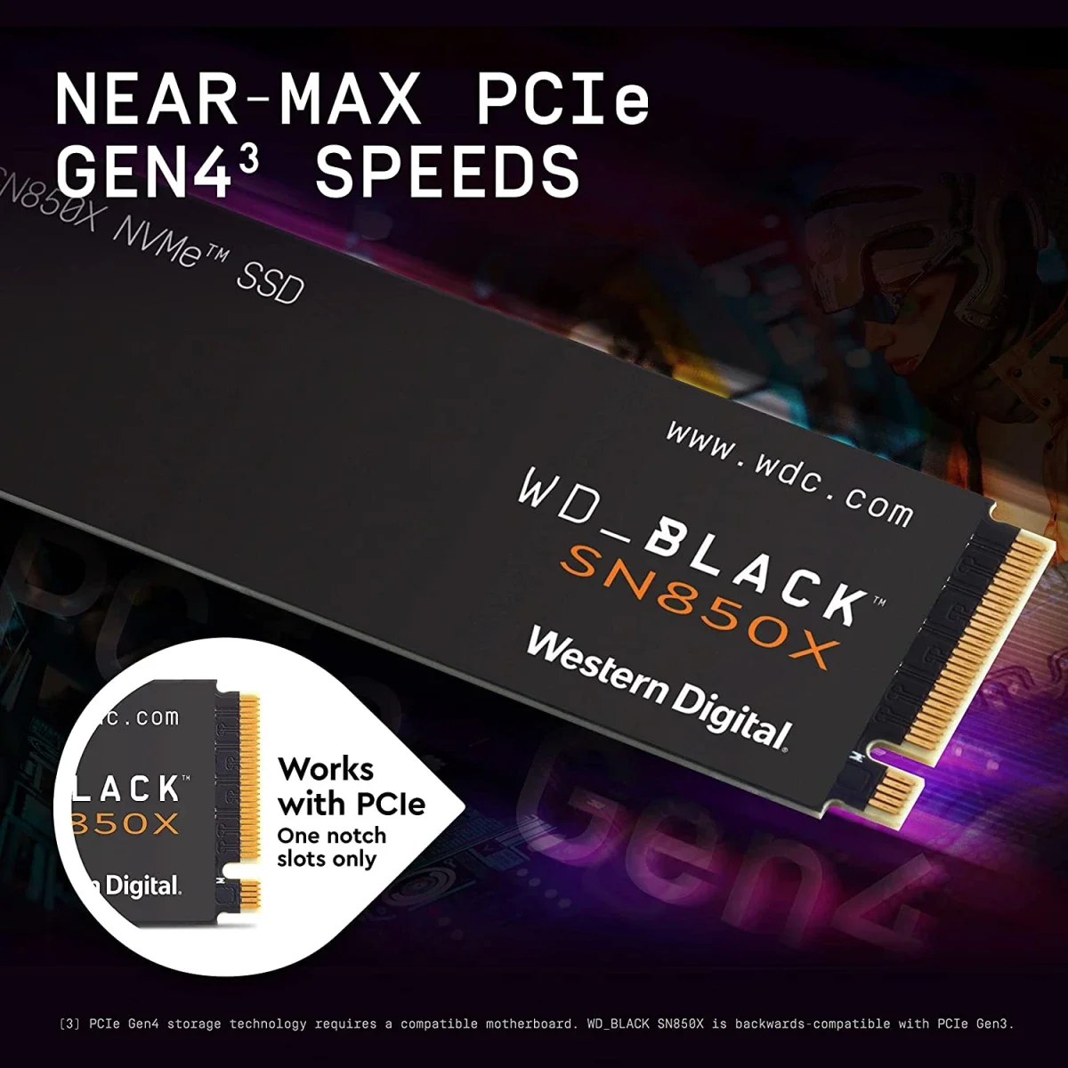 قرص SSD داخلي Western Digital WD_BLACK SN850X سعة 8TB NVMe PCIe Gen 4 M.2 2280 بسرعة تصل إلى 7200MB/s - Image 6