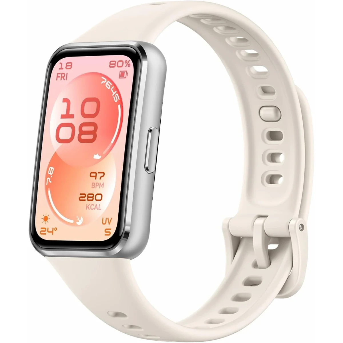 HUAWEI Band 11 Health & Fitness Tracker with 14-Day Battery Life - White