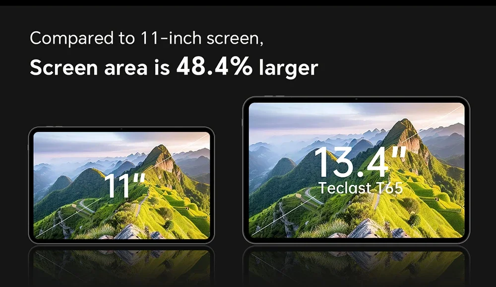 TECLAST T65 (2025) 13.4-inch 120Hz Android 16 Wi-Fi & LTE Tablet, 256GB, Gray - Thumbnail 12