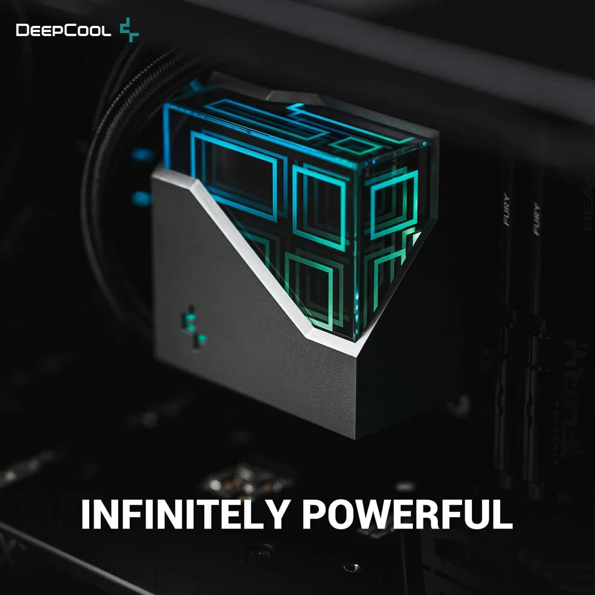 مبرد سائل للمعالج DeepCool LT520 بمضخة ثنائية الحجرة من الجيل الرابع 3100RPM وARGB وقدرة تبريد 280W - Thumbnail 6