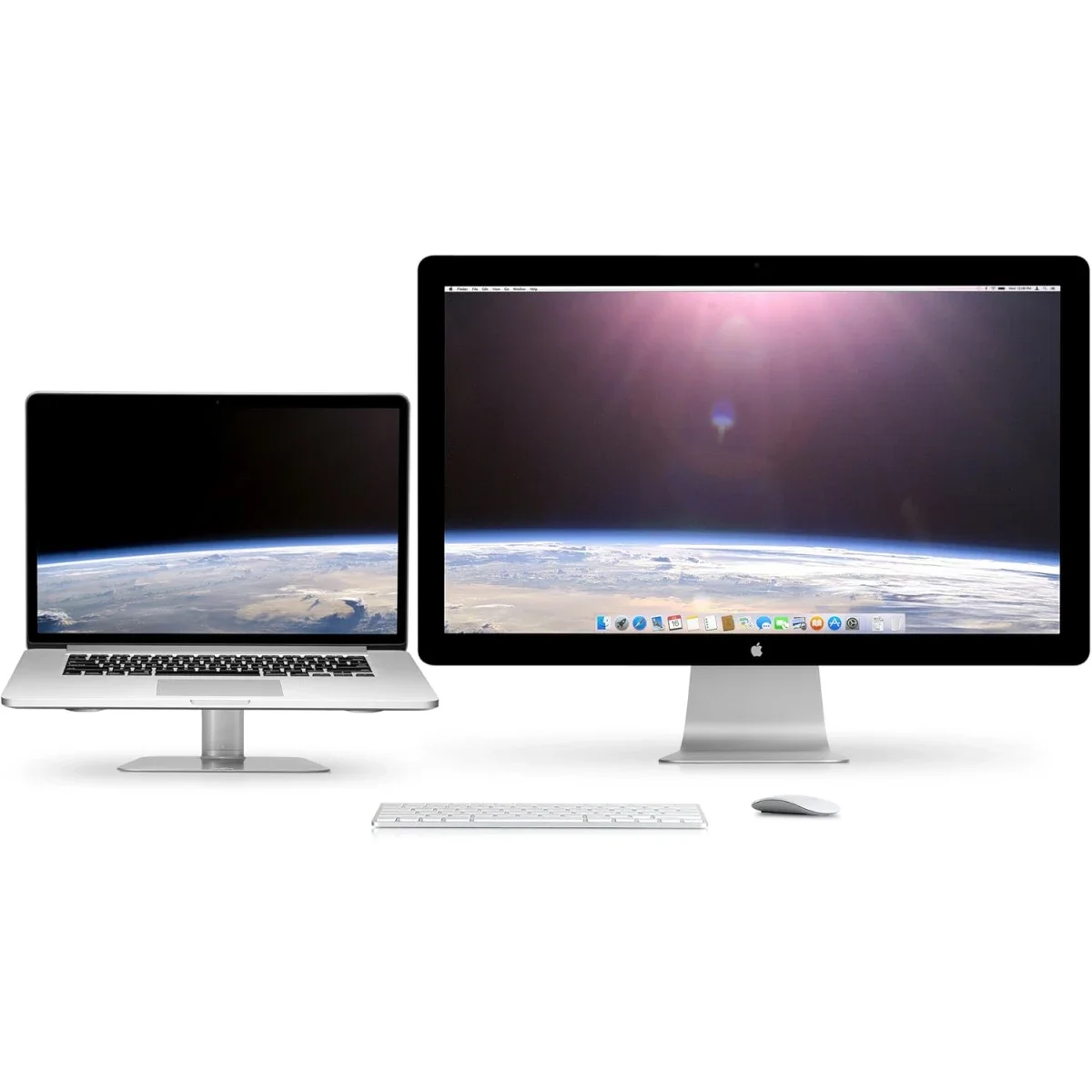 Twelve South HiRise Adjustable Ergonomic Laptop and MacBook Stand - Silver - Thumbnail 6