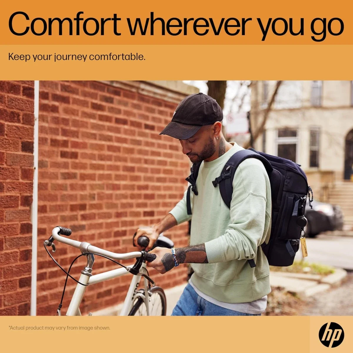 HP Travel 25L Expandable 15.6-Inch Laptop Backpack, Iron Gray - Image 5