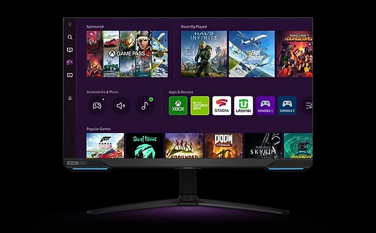 شاشة ألعاب ذكية Samsung Odyssey G7 G70B مقاس 28 إنش بدقة 4K IPS ومعدل 144Hz واستجابة 1ms - Thumbnail 12