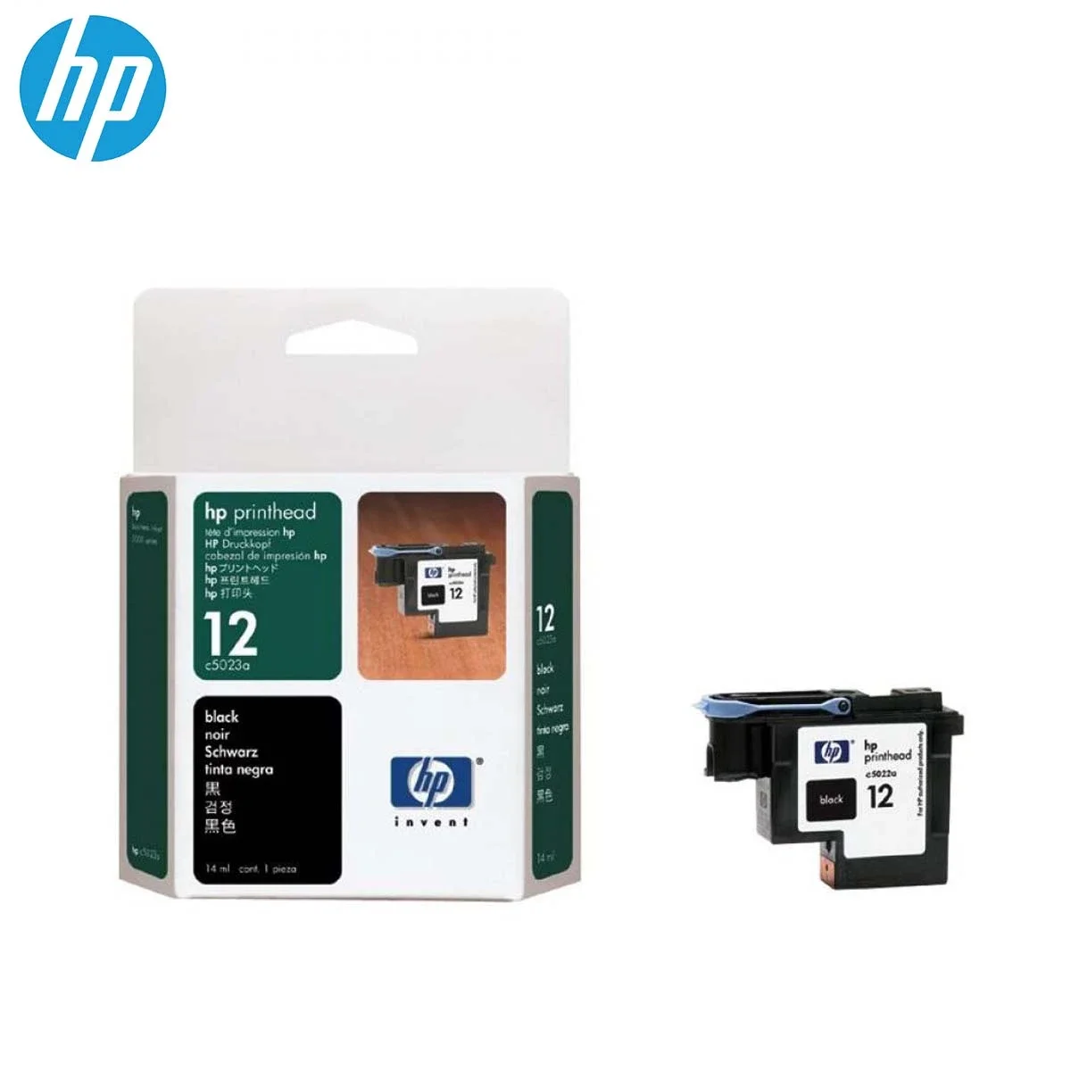 رأس طباعة HP C5023A 12 أسود أصلي