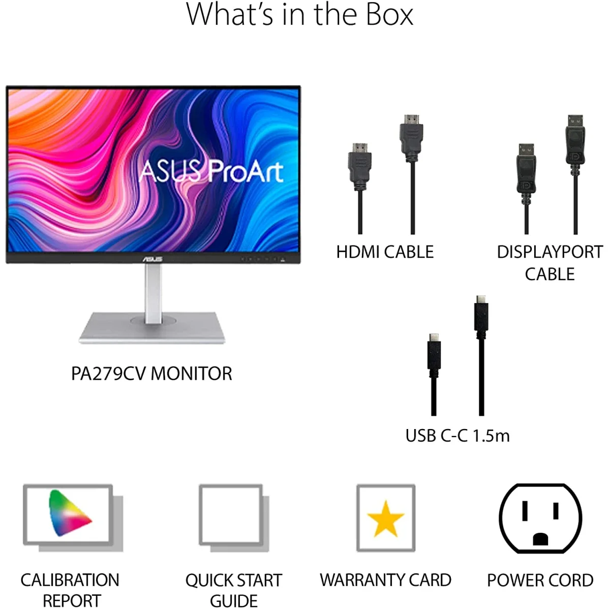Asus PA279CV ProArt 27-Inch 4K UHD IPS Professional Monitor with USB-C 65W - Thumbnail 3