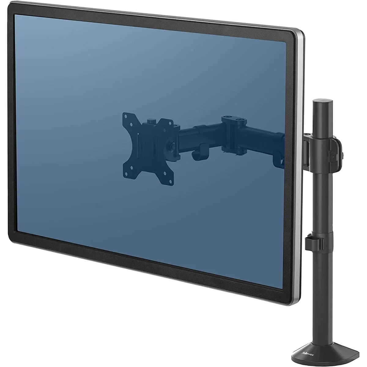 ذراع شاشة مفرد قابل للتعديل Fellowes Reflex Series للشاشات حتى 32 إنش