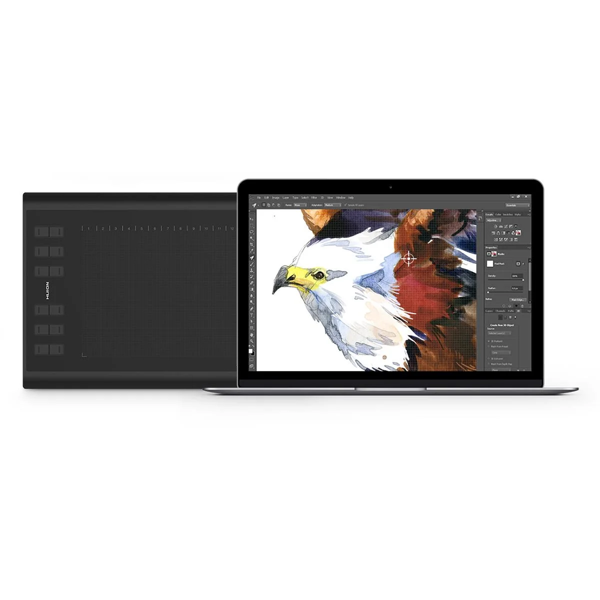 Huion H1060P Inspiroy Graphics Drawing Tablet with Battery-Free Stylus - Image 4