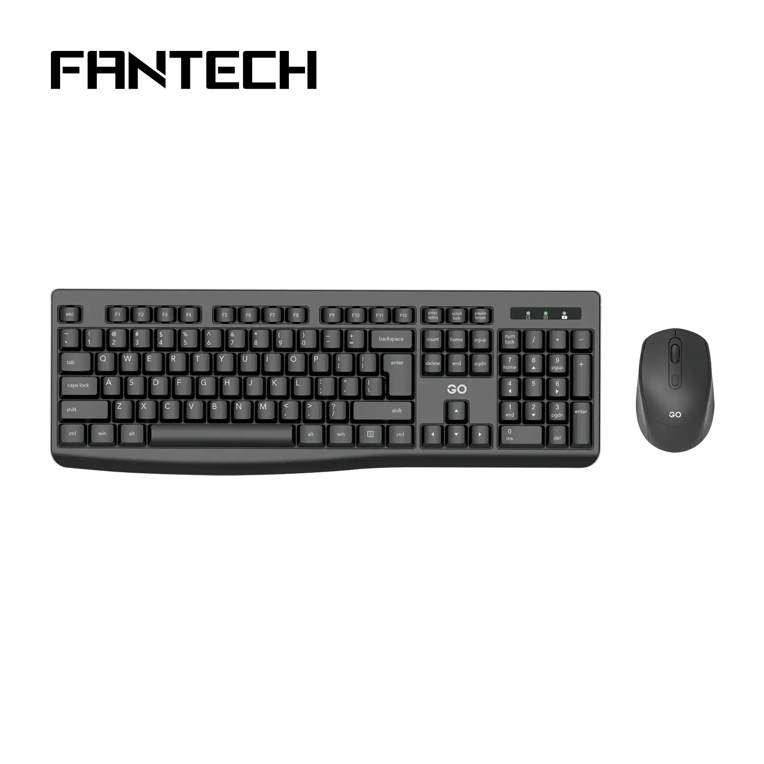 Fantech WK900 GO Wireless Office Keyboard & Mouse Combo with Arabic Keys