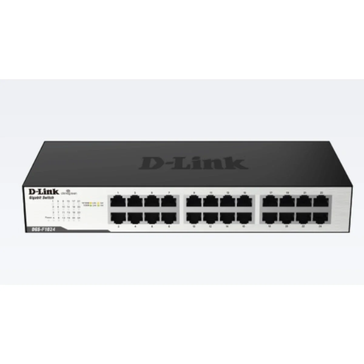 سويتش شبكة D-Link DGS-F1024 غير مُدار جيجابت 24 منفذ قابل للتركيب على الراك
