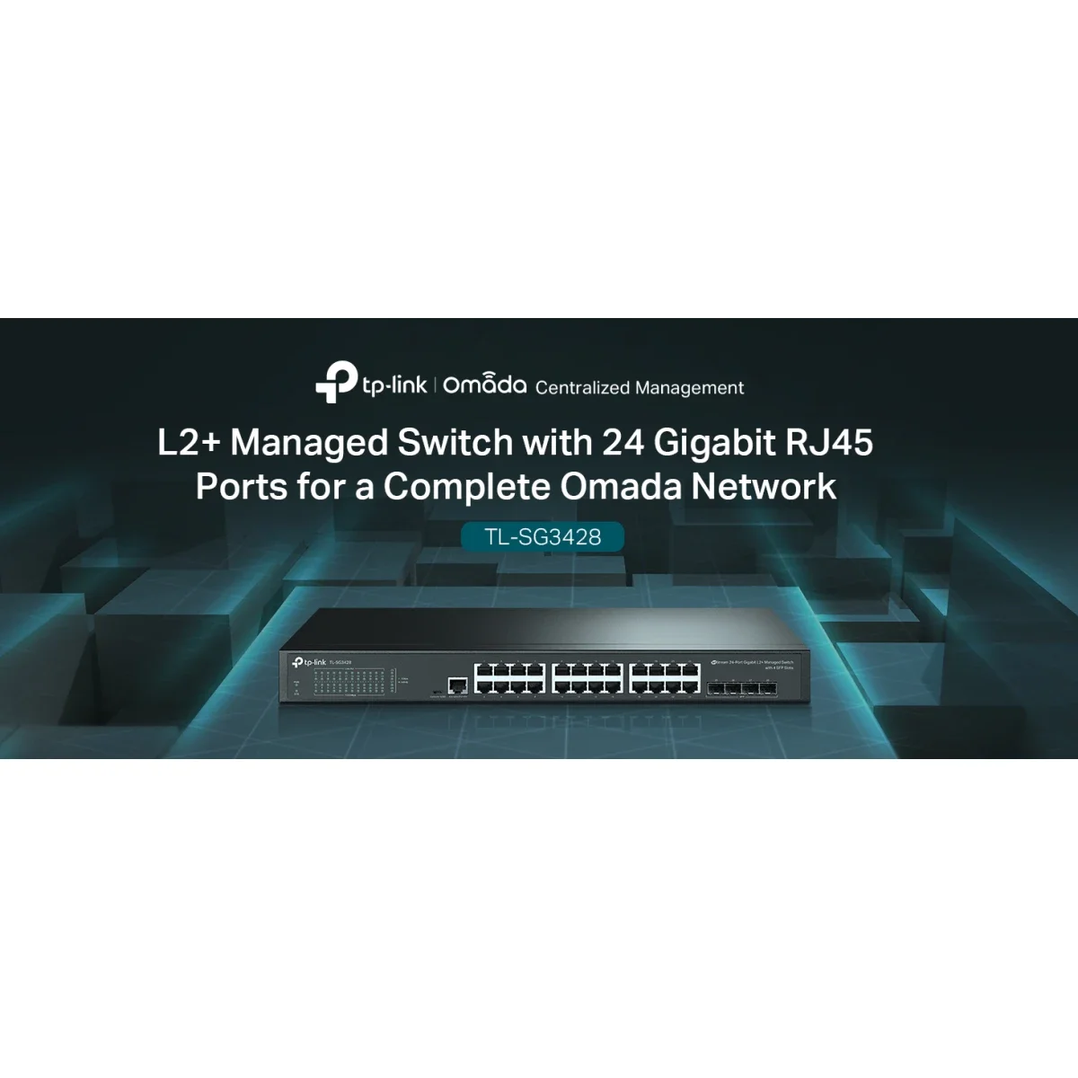 TP-LINK TL-SG3428 24-Port Gigabit Smart Managed Switch with 4 SFP Slots - Image 2