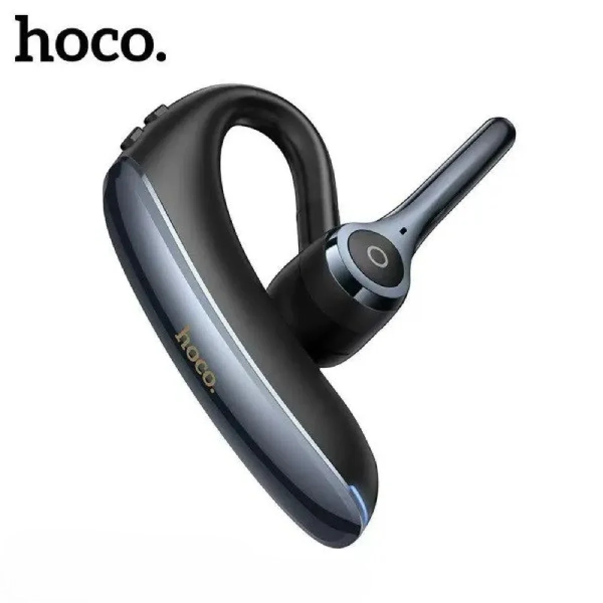 HOCO E90 Single-Ear Bluetooth Headset with ENC, Dual Microphones and 23-Hour Playtime - Black