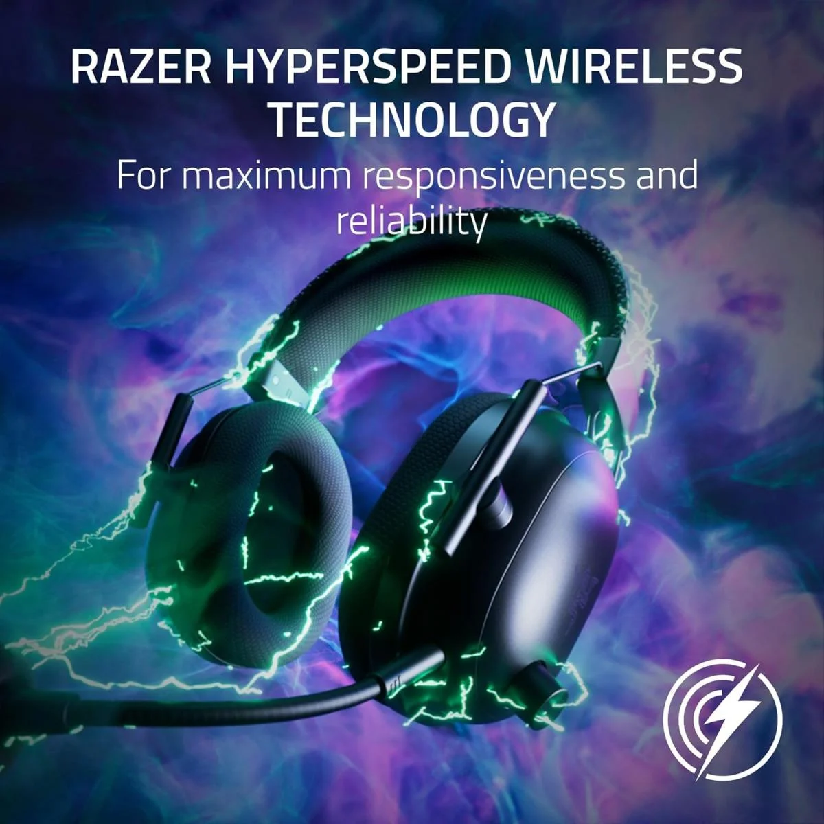 سماعة ألعاب Razer BlackShark V2 Pro 2023 لاسلكية سوداء RZ04-04530100-R3M1 - Image 2