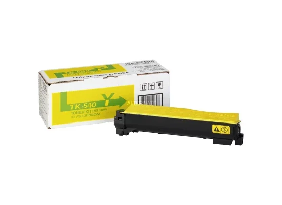 تونر Kyocera TK-540Y أصلي أصفر لطابعة FS-C5100DN - Image 2