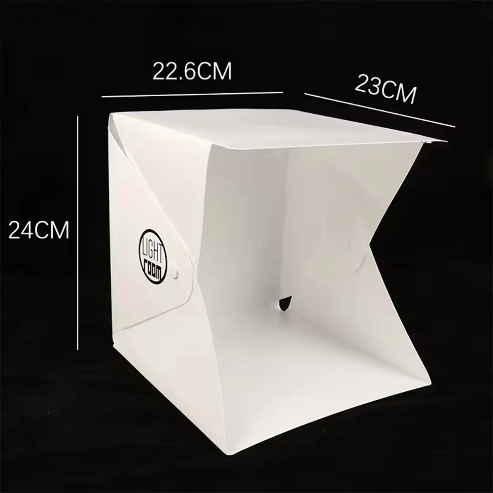 Portable Folding Photo Studio Lightbox with Adjustable LED Lighting - Thumbnail 4