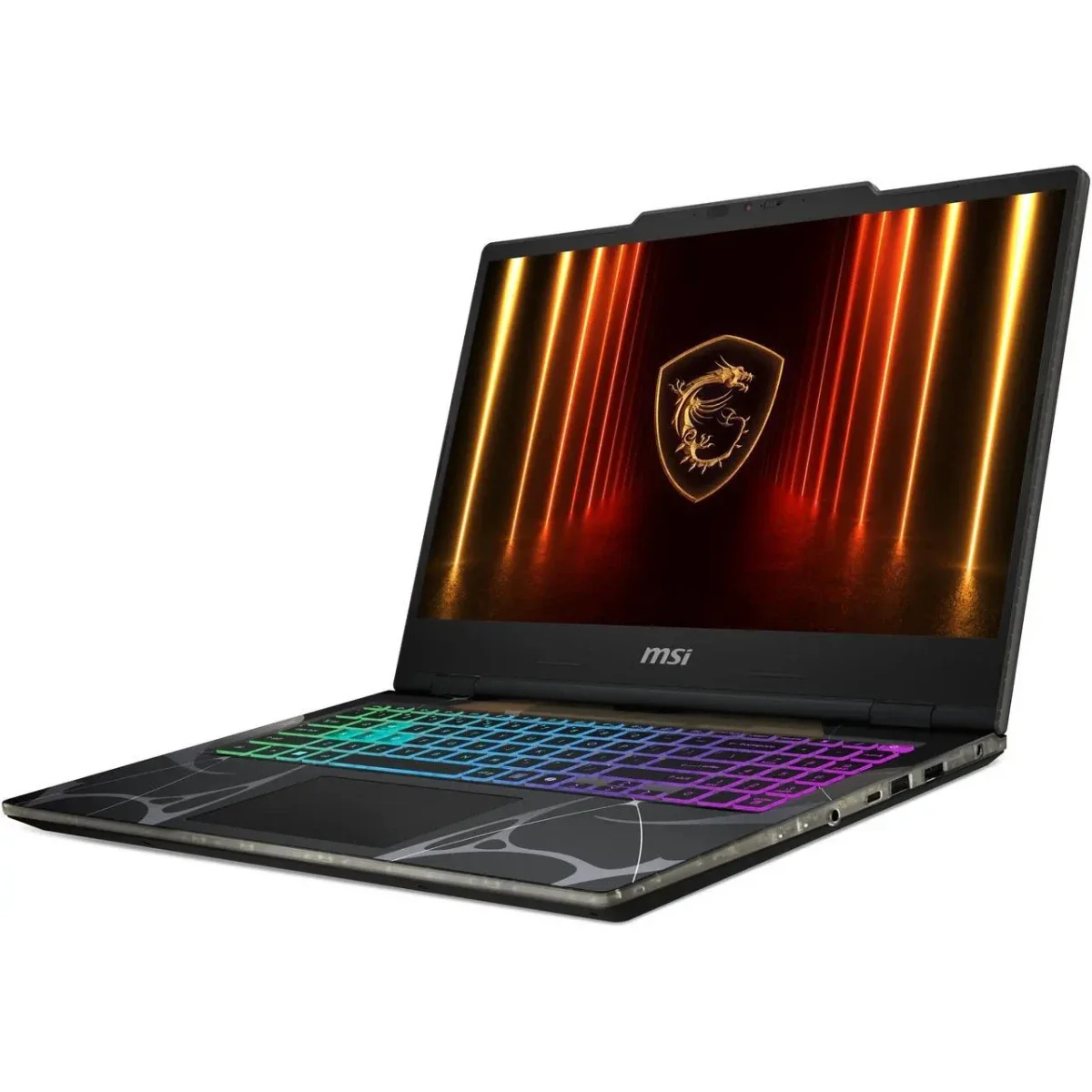 MSI Cyborg 15 (2025) B2RWFKG Gaming Laptop, Intel Core 7 240H, RTX 5060, 15.6-inch FHD IPS 144Hz, 16GB RAM, 512GB SSD, Translucent Black - Image 3