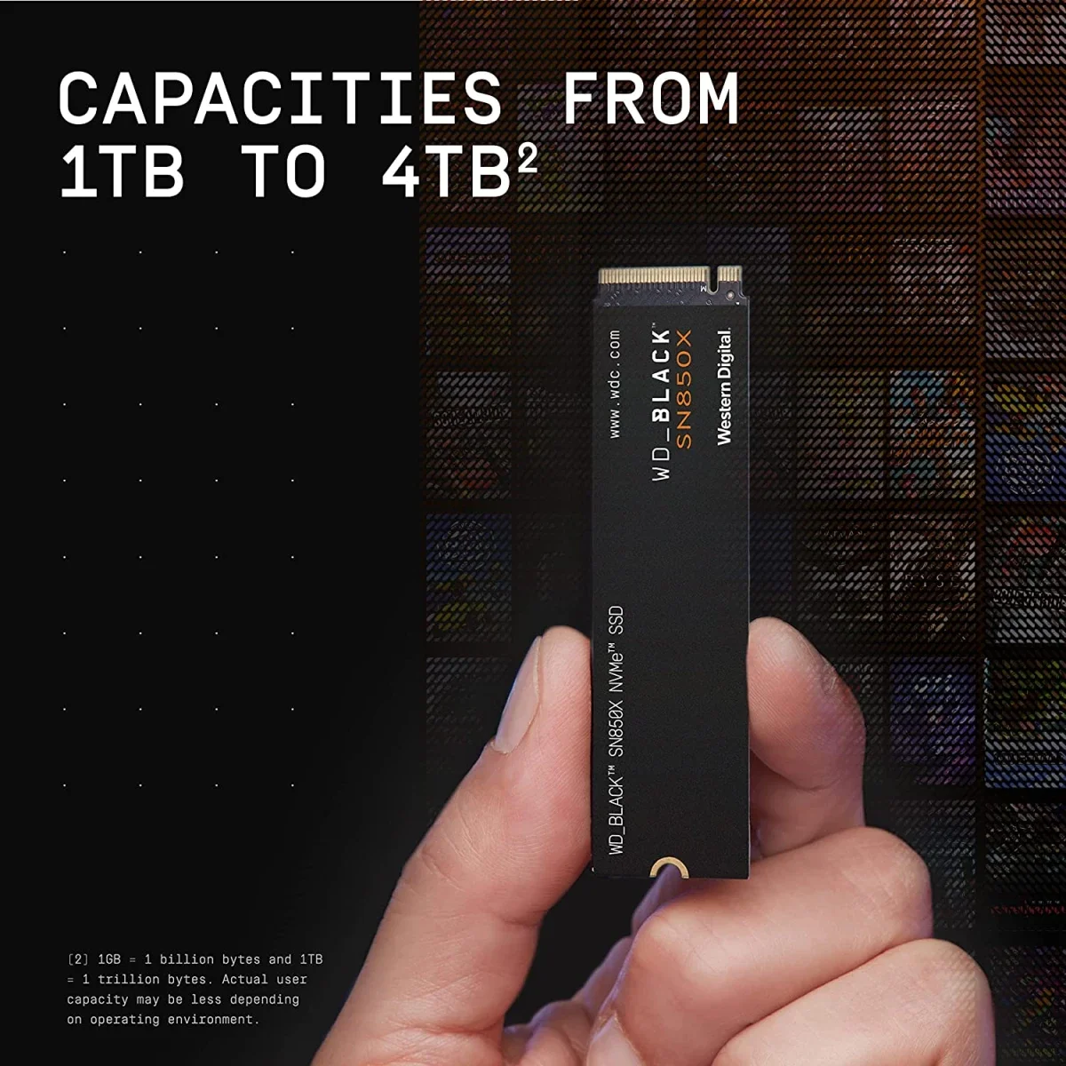 قرص SSD داخلي Western Digital WD_BLACK SN850X سعة 8TB NVMe PCIe Gen 4 M.2 2280 بسرعة تصل إلى 7200MB/s - Image 4
