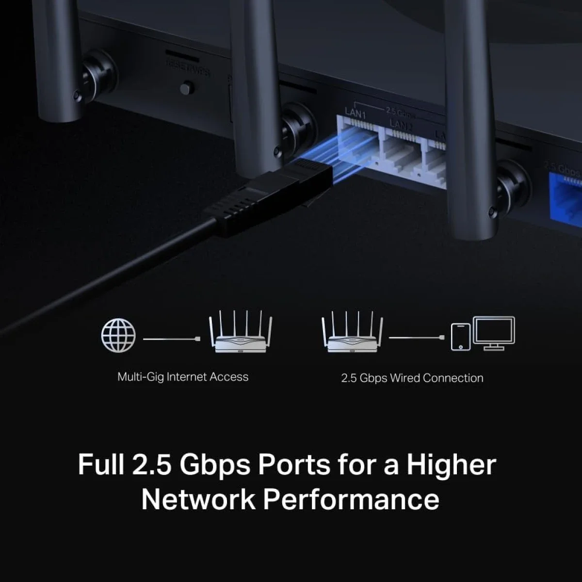 MERCUSYS MR47BE BE9300 Tri-Band Wi-Fi 7 Router with 4× 2.5Gbps Ports - Thumbnail 9