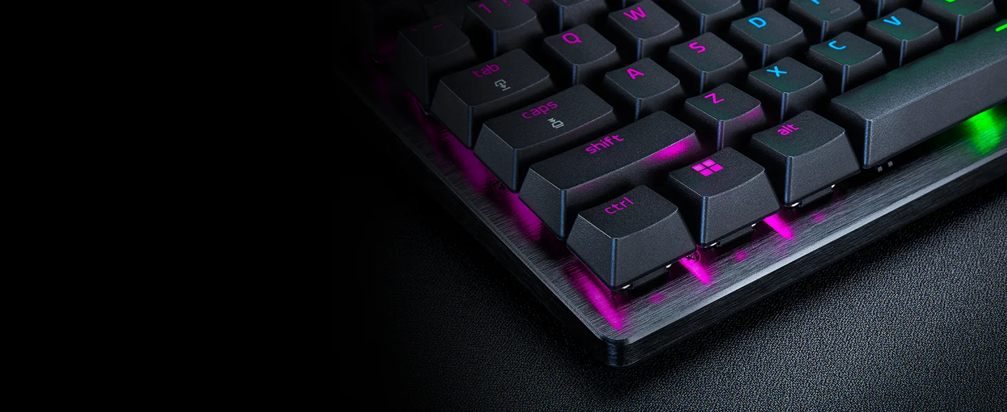 كيبورد ألعاب Razer Huntsman V3 Pro TKL بمفاتيح بصرية تناظرية - أبيض - Thumbnail 22