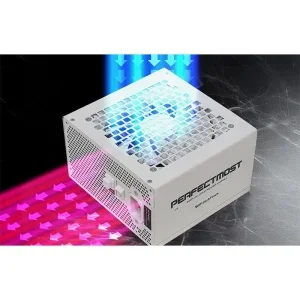 مزود طاقة DarkFlash PMT1050 بقدرة 1050 واط بكابلات قابلة للفصل بالكامل 80 PLUS Gold - أبيض - Thumbnail 9