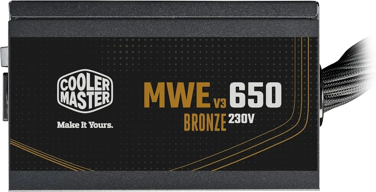 Cooler Master MWE Bronze 650 V3 650W 80 Plus Bronze ATX 3.1 Power Supply - Thumbnail 2