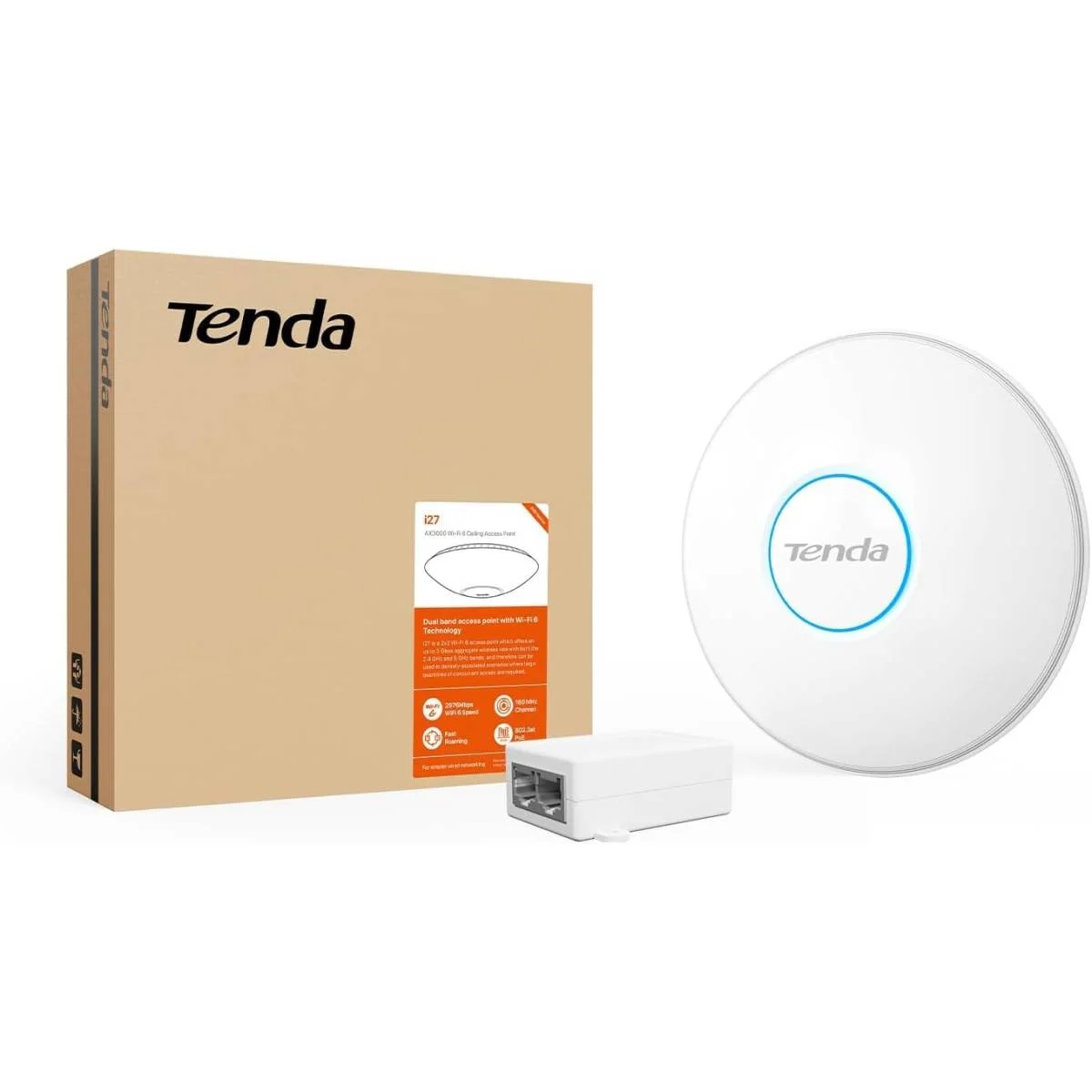 نقطة وصول سقفية Tenda i27 Wi-Fi 6 AX3000 ثنائية النطاق بسرعة 3000Mbps وعرض 160MHz - Image 8