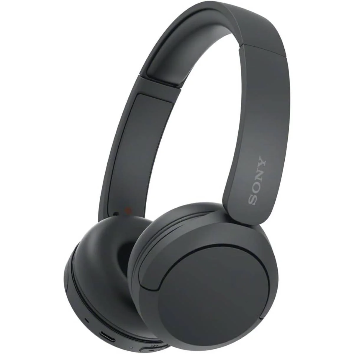 سماعات رأس لاسلكية Sony WH-CH520 بتقنية بلوتوث فوق الأذن مع مايكروفون، أسود