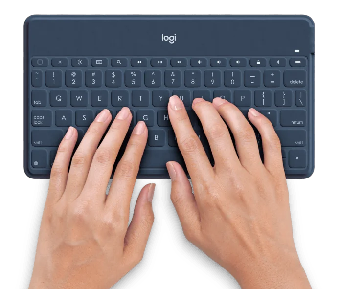 كيبورد Logitech Keys-To-Go فائق الحمل بتقنية Bluetooth لاسلكي لأجهزة Apple - وردي - Thumbnail 13