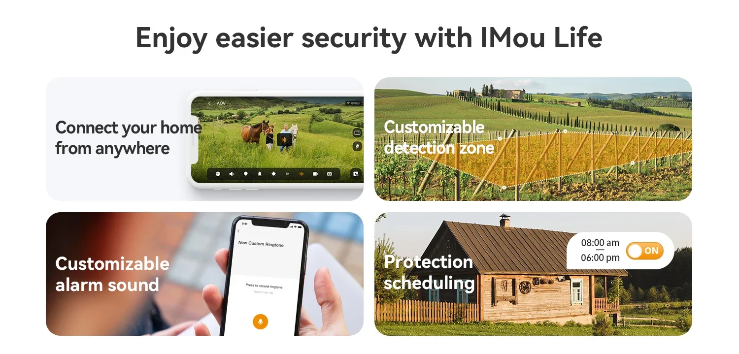 كاميرا مراقبة خارجية PTZ من IMOU AOV PT 5MP بدقة 3K مع لوح شمسي و4G LTE + Wi‑Fi وبطارية 10000mAh - Image 23