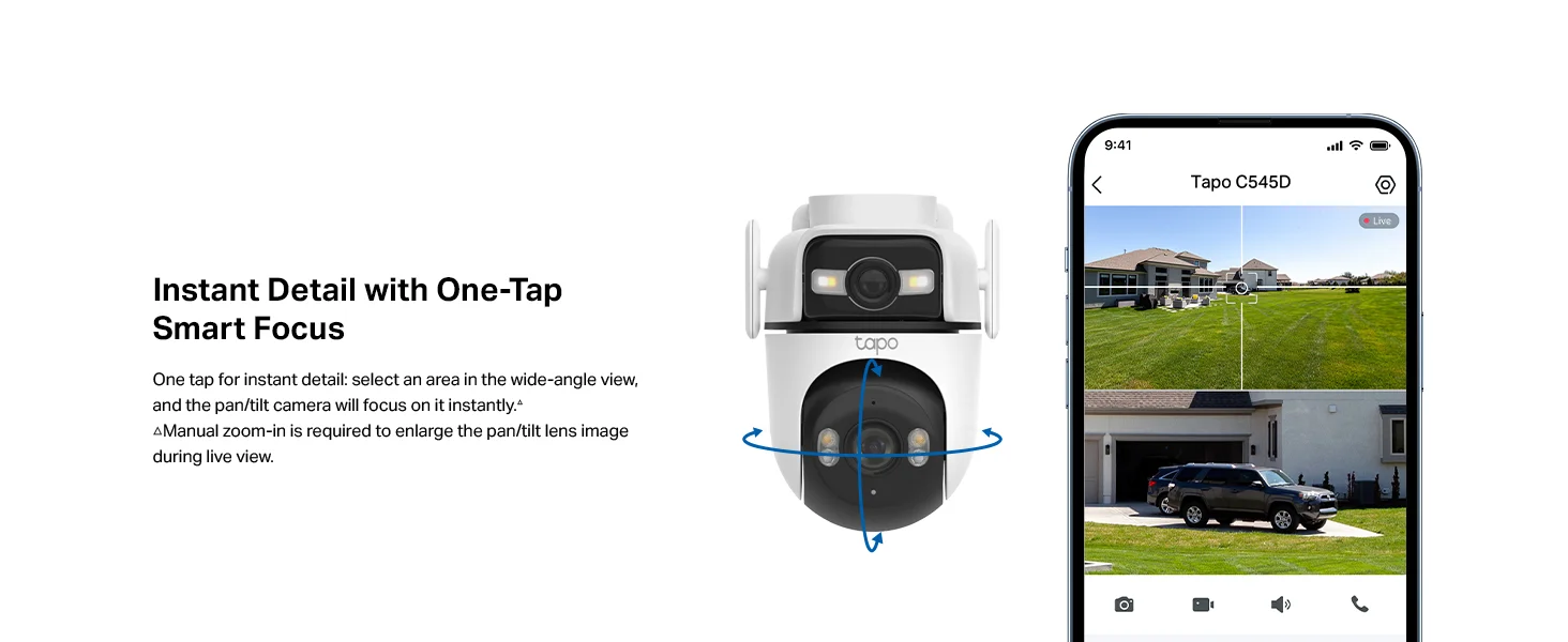 كاميرا مراقبة خارجية TP-LINK Tapo C545D بعدستين 2K 3MP مع التتبع الذكي - Image 18