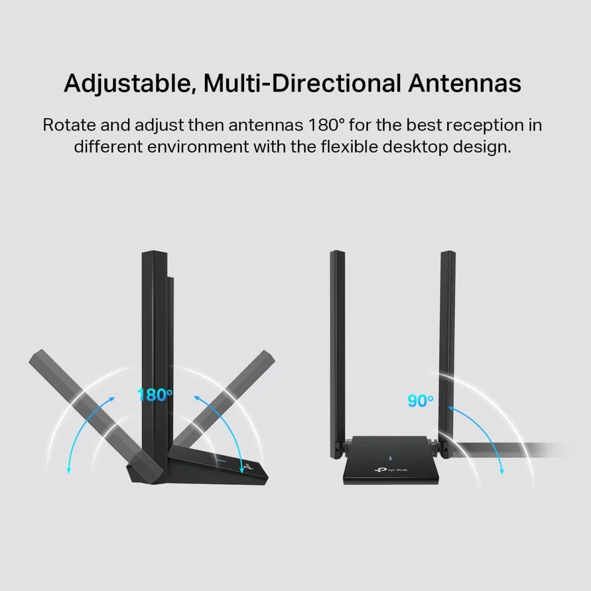 جهاز هوائي للانترنت يركب على USB نوع TP-LINK Archer TX20U Plus AX1800 ثنائي النطاق - Image 7