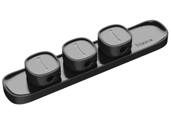 Baseus Peas Magnetic Cable Organizer - Black - Thumbnail 8