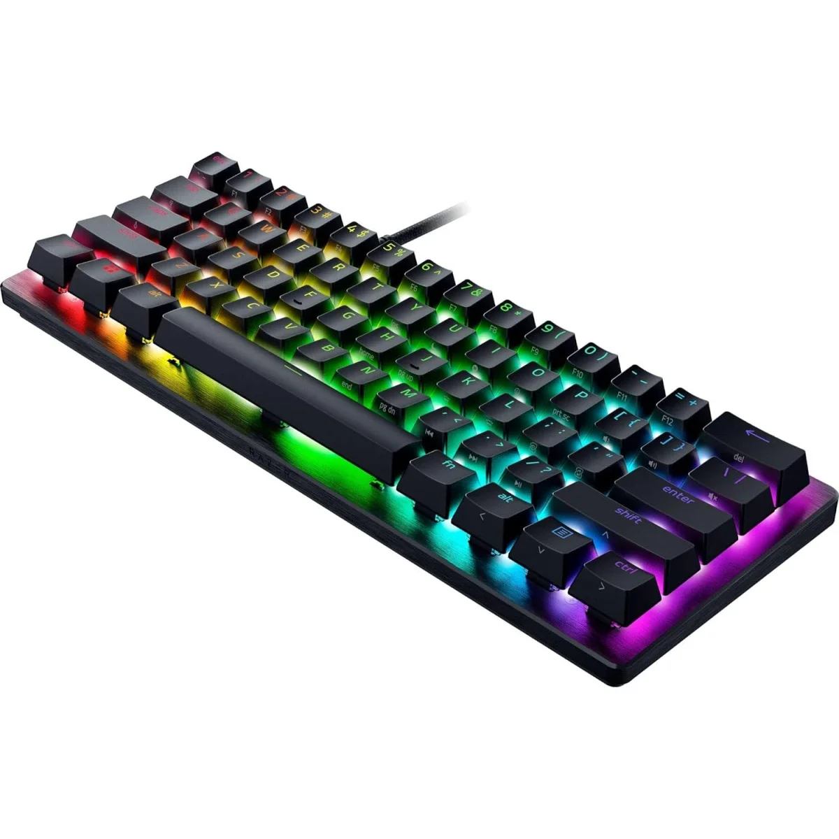 كيبورد ألعاب Razer Huntsman V3 Pro Mini بحجم 60% مع سويتشات أنالوج أوبتيكال - أسود - Thumbnail 11