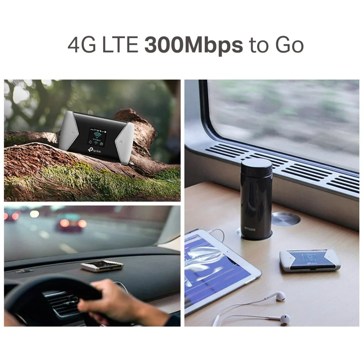 TP-LINK M7450 4G+ Mobile Wi-Fi Router LTE-Advanced Cat6 Up to 300Mbps for 32 Devices - Image 3