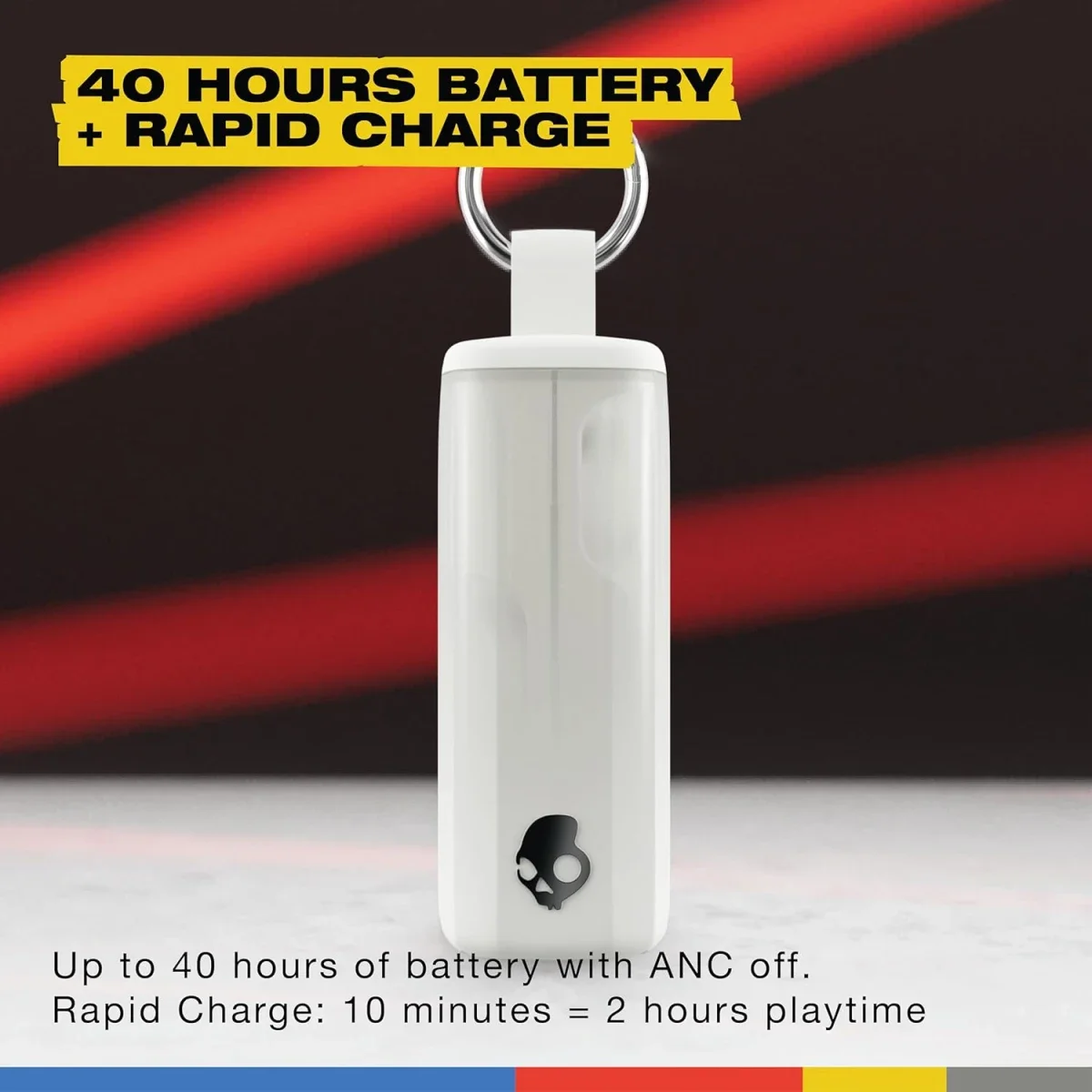 سماعات أذن لاسلكية Skullcandy Method 360 ANC بصوت Bose - Bone - Image 2