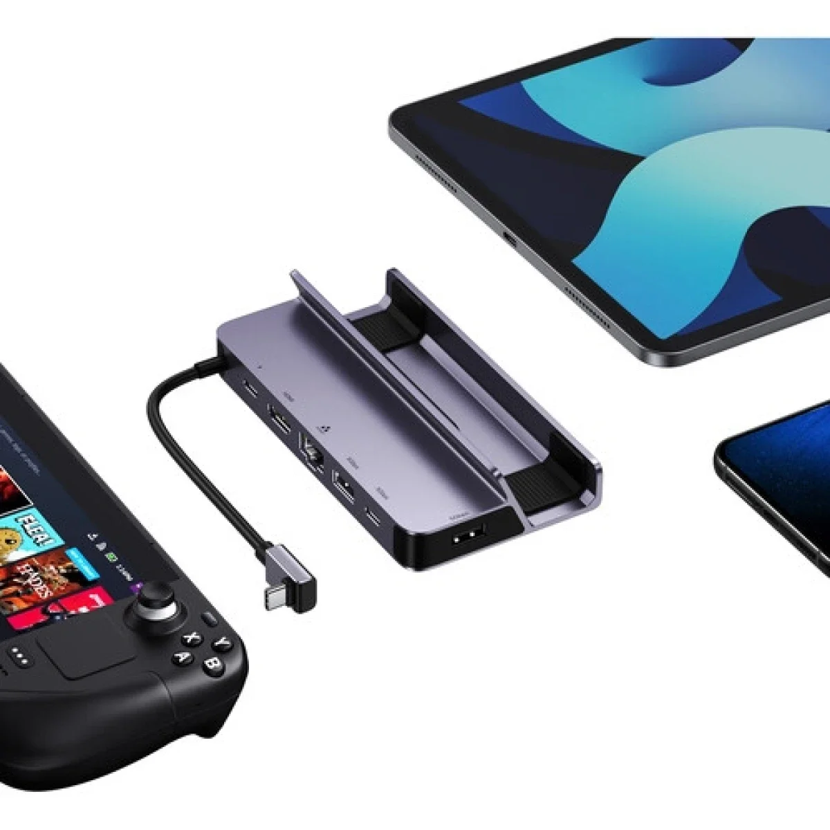 محطة إرساء Ugreen 15388 USB-C 6 في 1 مع HDMI بدقة 4K 60Hz وإيثرنت جيجابت وشحن PD بقوة 100 واط - Image 4