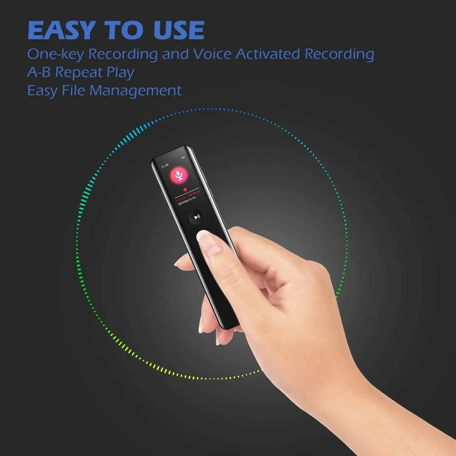 Remax RP3 Multimedia Digital Voice Recorder - Thumbnail 2