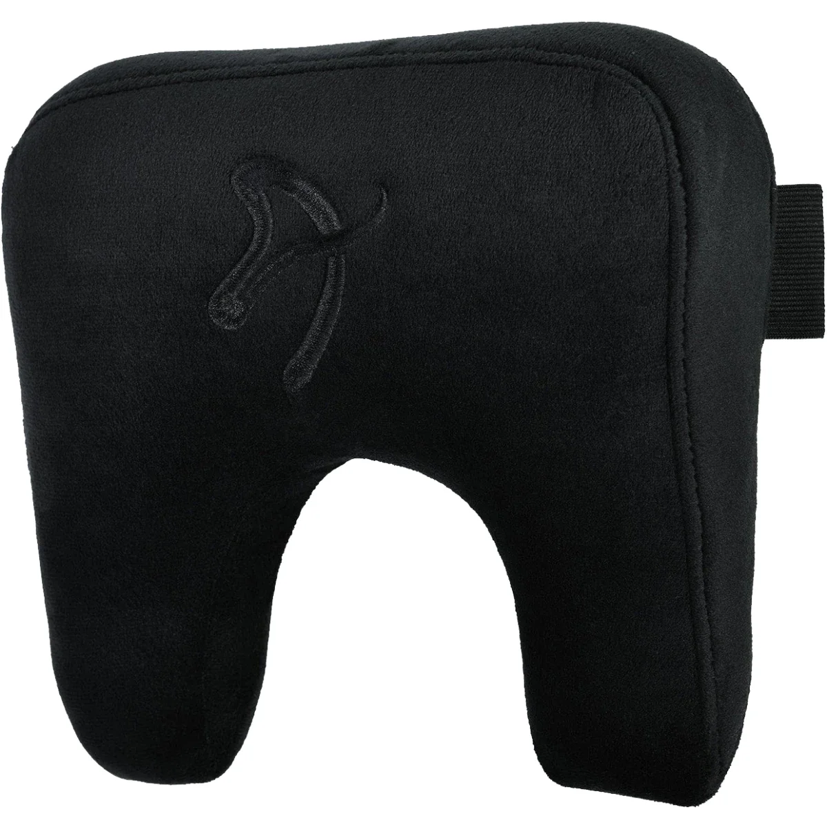 وسادة رقبة Arozzi Neck Pillow مريحة من إسفنج الذاكرة للرأس والرقبة، مخملية سوداء