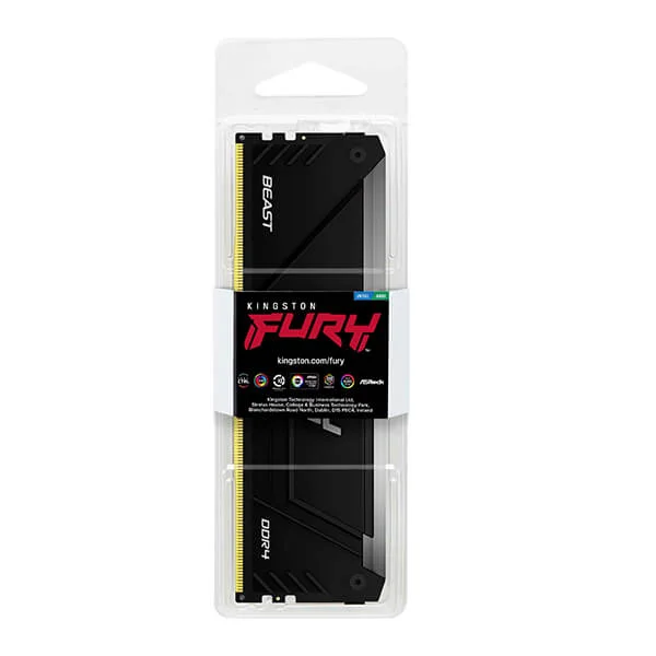 رام Kingston FURY Beast KF432C16BB2A/8 بسعة 8GB DDR4 بتردد 3200MHz مع RGB - Image 3