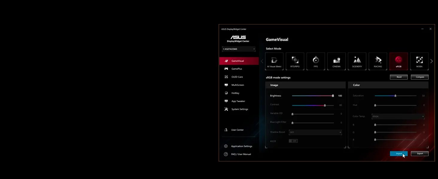 شاشة ألعاب Asus TUF Gaming VG27AQ5A مقاس 27 إنش Fast IPS QHD، 210Hz، 0.3ms، HDR10 - Thumbnail 18