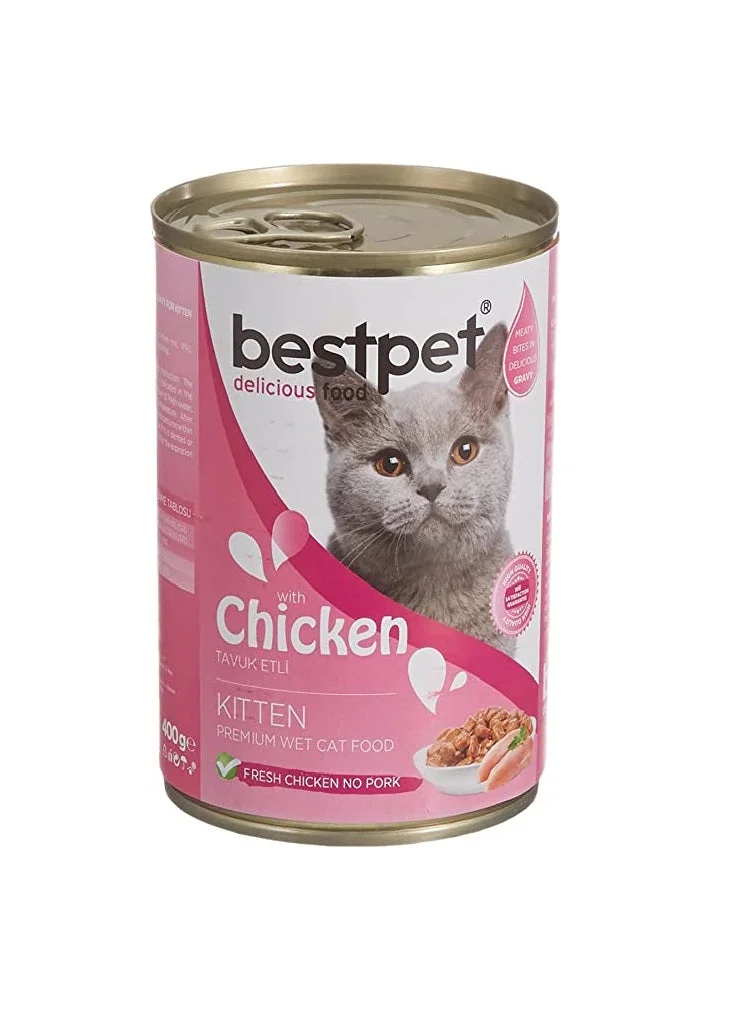 طعام Bestpet بنكهة الدجاج 400 غ