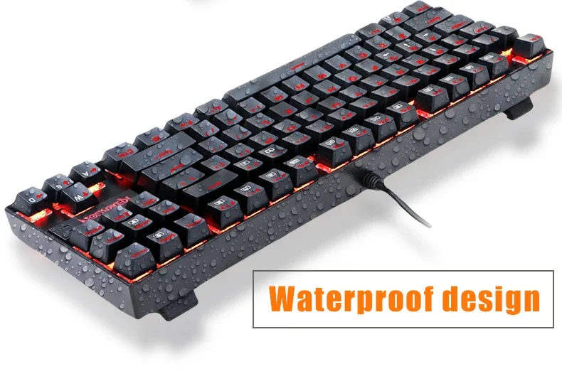 طقم كيبورد ميكانيكي وماوس وباد ماوس XL للألعاب Redragon K552-BA بسويتش أزرق - Image 8