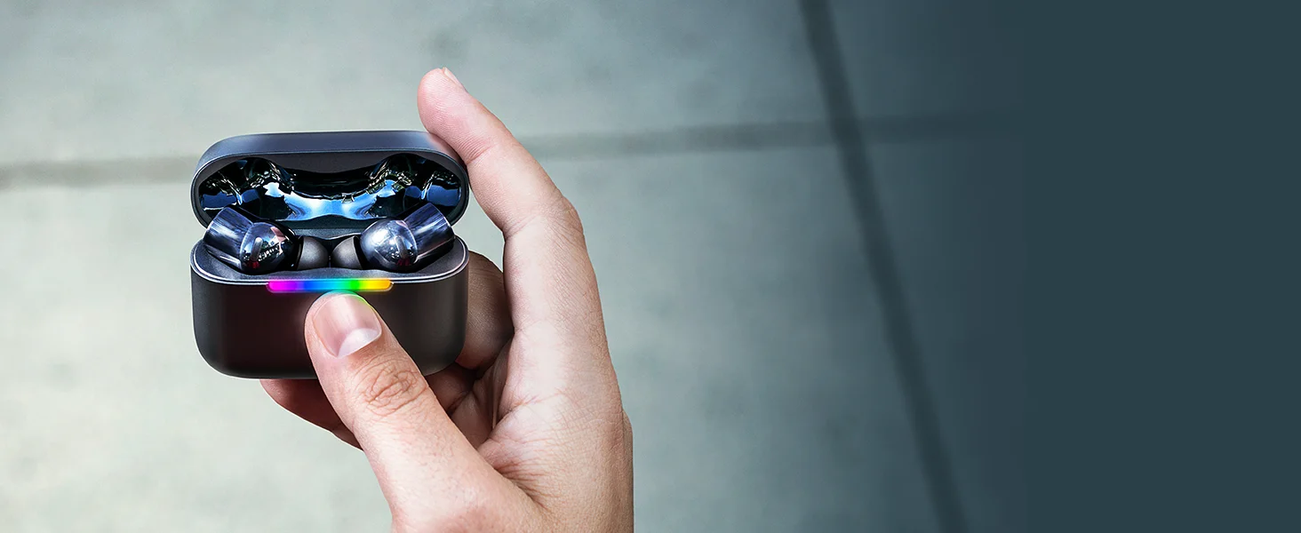 سماعات ألعاب لاسلكية Razer Hammerhead V3 X HyperSpeed بتقنية 2.4GHz وBluetooth 5.3، أسود - Image 10