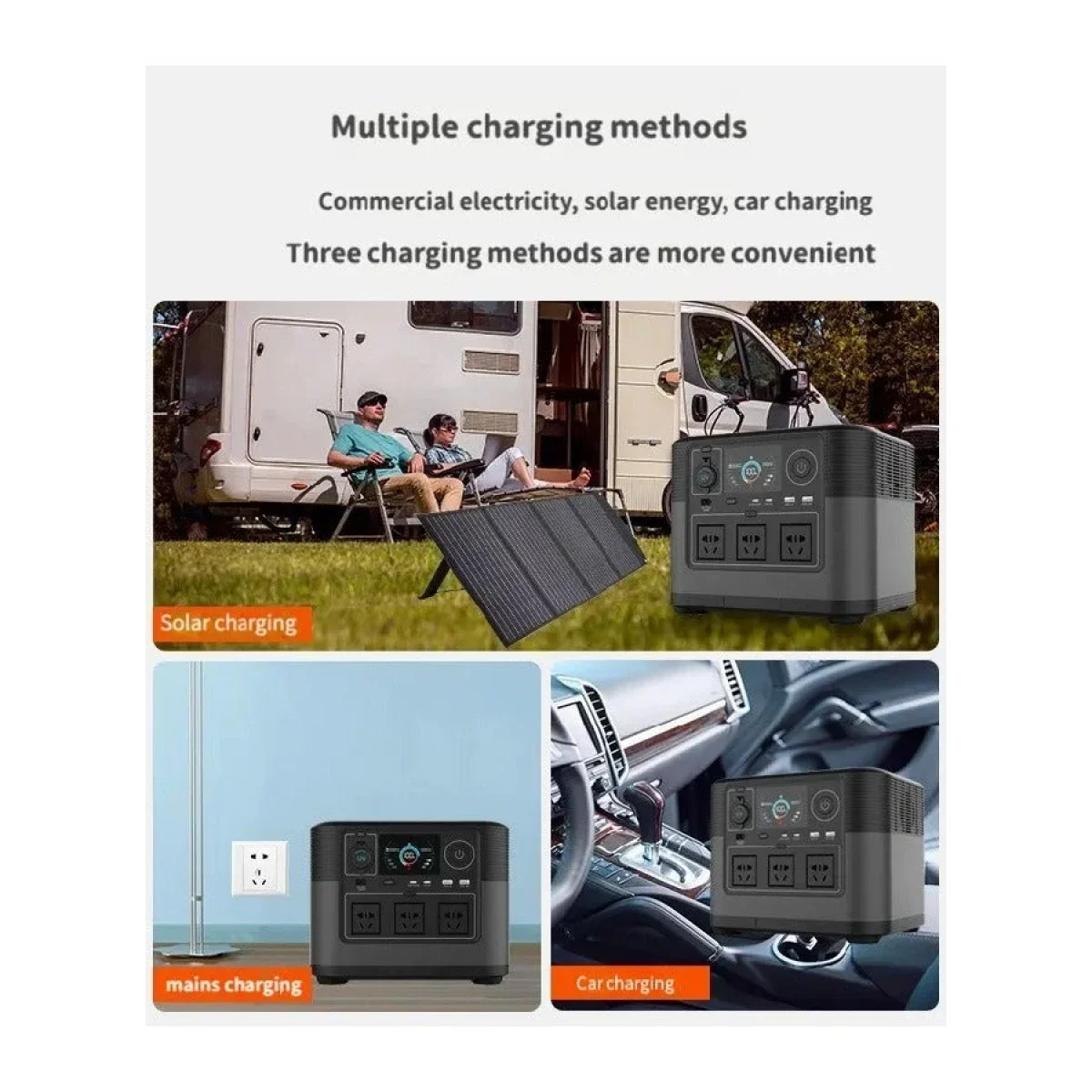 LESSO P10 Portable Power Station 1200W 1008Wh Black - Image 8