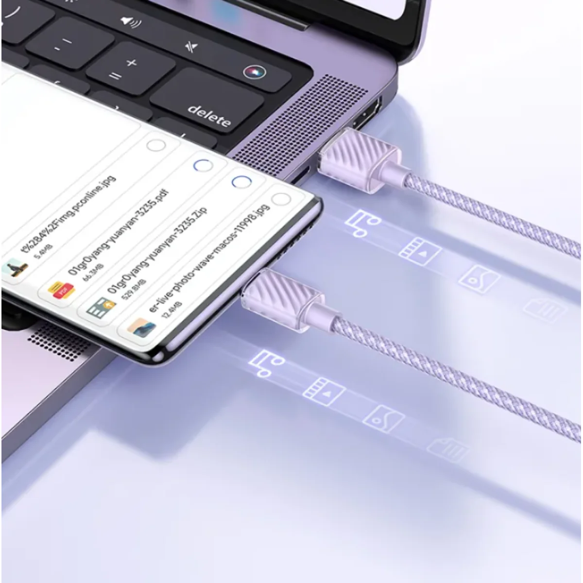 Mcdodo 100W USB-C to USB-C PD 3.1 Fast Charging Cable - Thumbnail 3