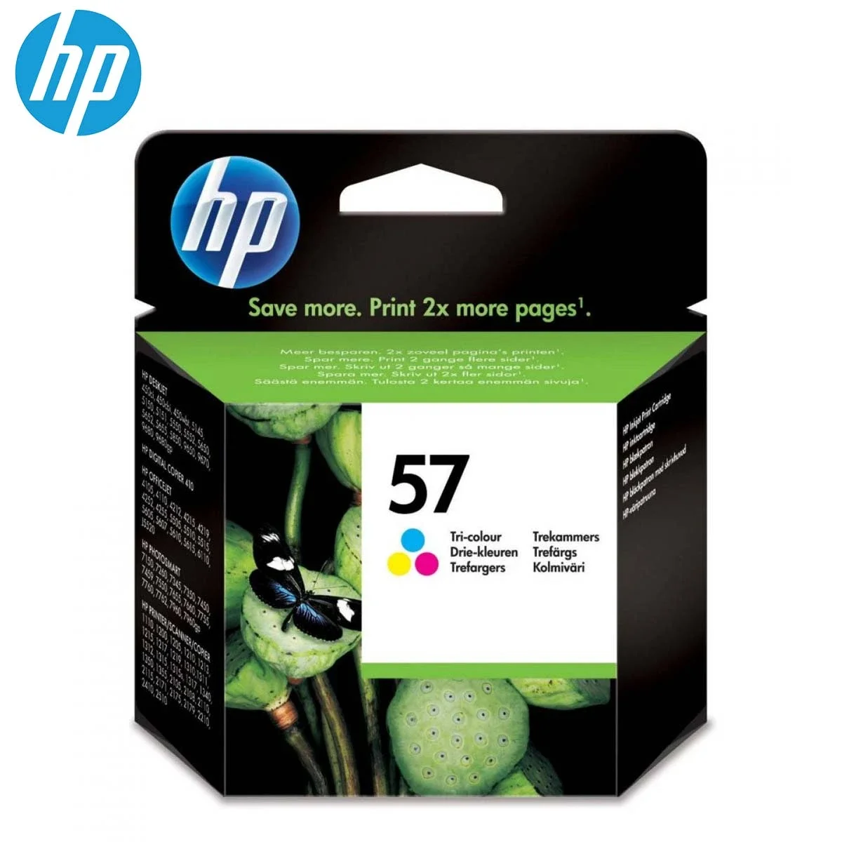 خرطوشة حبر HP 57 C6657A أصلية ثلاثية الألوان