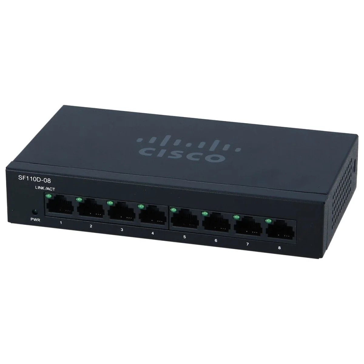 سويتش شبكة Cisco SF100D-08 مكتبي 8 منافذ 10/100