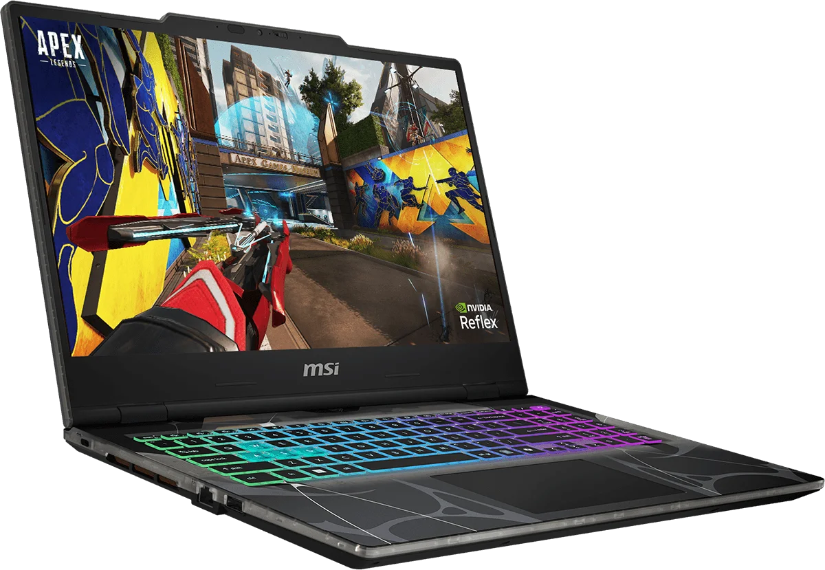 MSI Cyborg 15 (2025) B2RWFKG Gaming Laptop 15.6-Inch FHD IPS 144Hz Intel Core 7 240H RTX 5060 16GB RAM 512GB SSD Translucent Black - Image 15