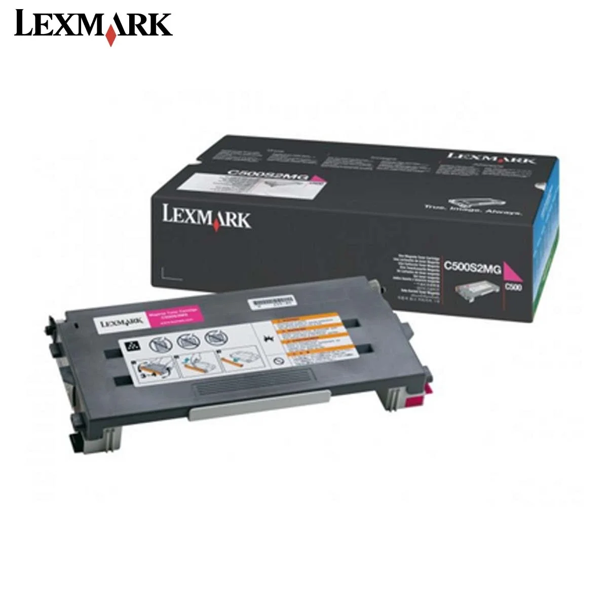 تونر Lexmark C500 أصلي ماجنتا